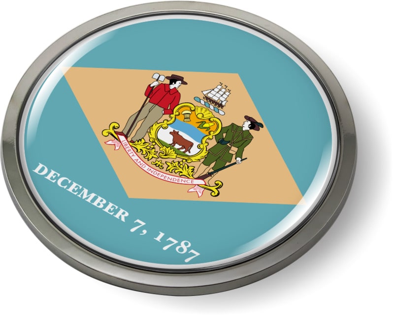 Delaware - State Flag Emblem